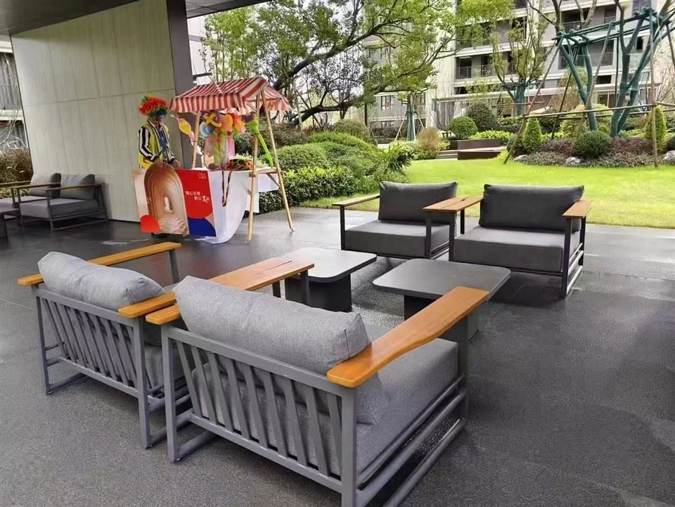 Setiau dodrefn patio metel